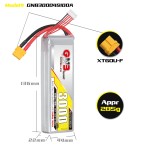 NEW GAONENG GNB 3000mah 4S 14.8V 100C XT60 RC LiPo Battery for Car Boat Drone RC Hobbies for RC Drone UAV FPV